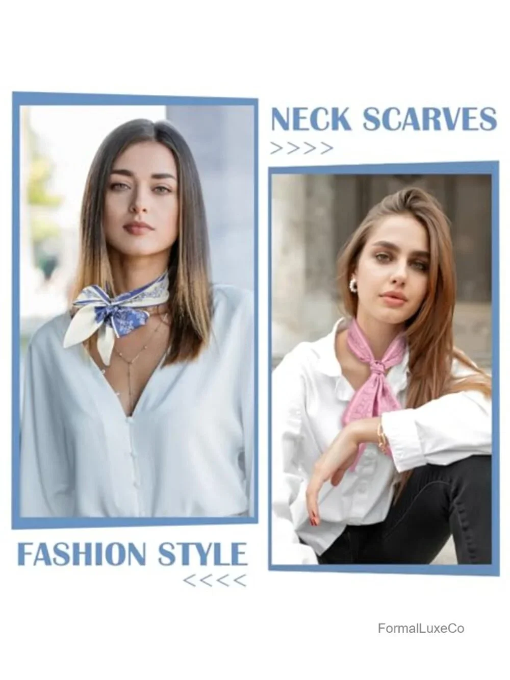 54 Pcs Silk Scarves, Satin Neck Scarves, Multifunctional Head Scarf Set,